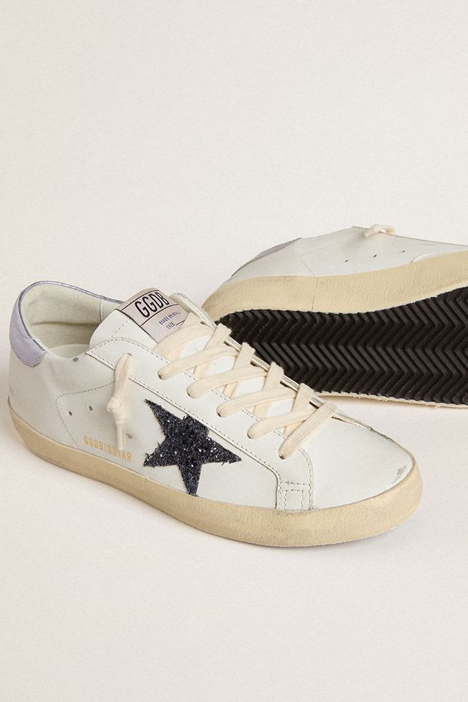 Golden Goose Super-Star Sneakers Glitter Star