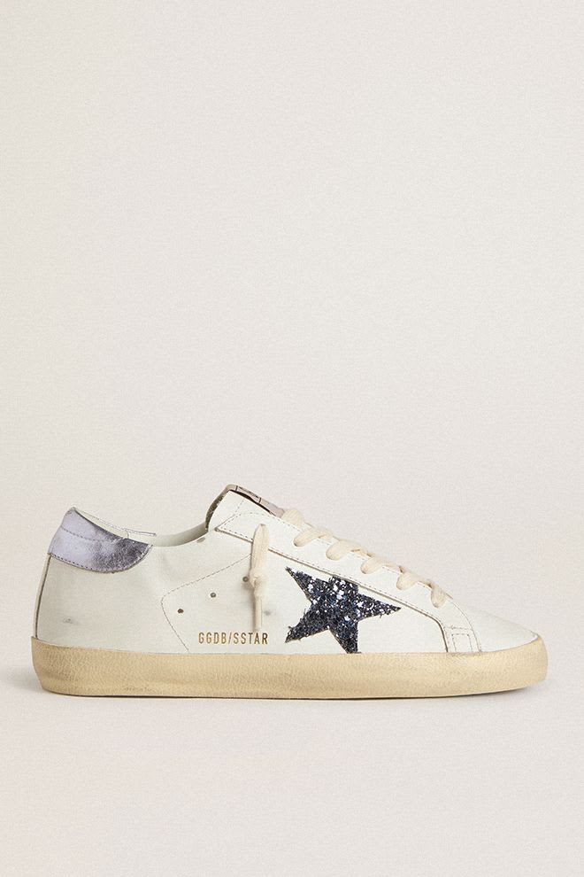 Golden Goose Super-Star Sneakers Glitter Star