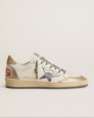 BALLSTAR LEATHER UPPER LAMINATED TOE STAR AND SPUR SUEDE HEEL
