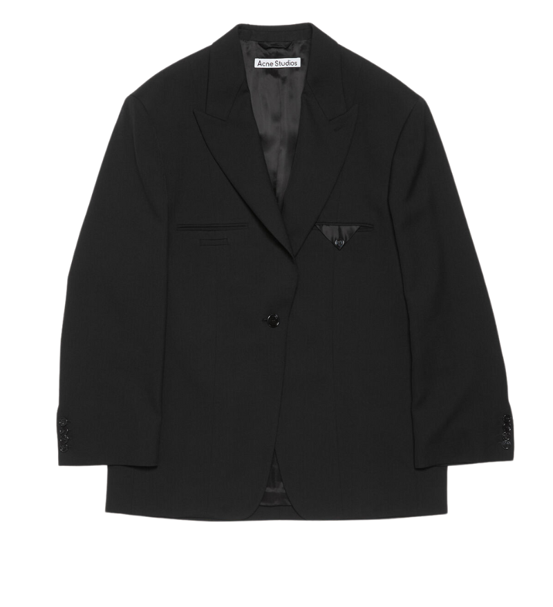 ACNE Black Single Breasted Blazer