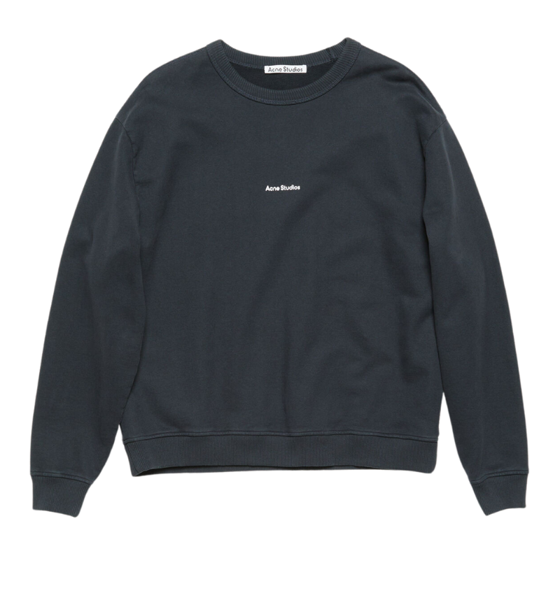 ACNE LOGO BLACK SWEATSHIRT