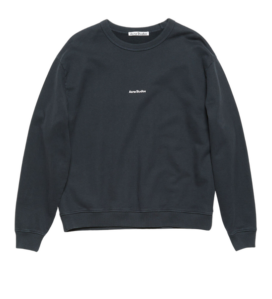 ACNE LOGO BLACK SWEATSHIRT Les Jumelles Galway