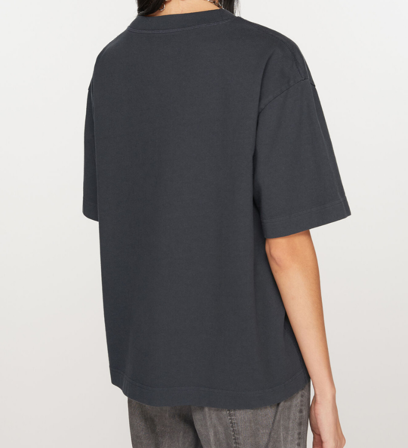 ACNE LOGO BLACK T-SHIRT