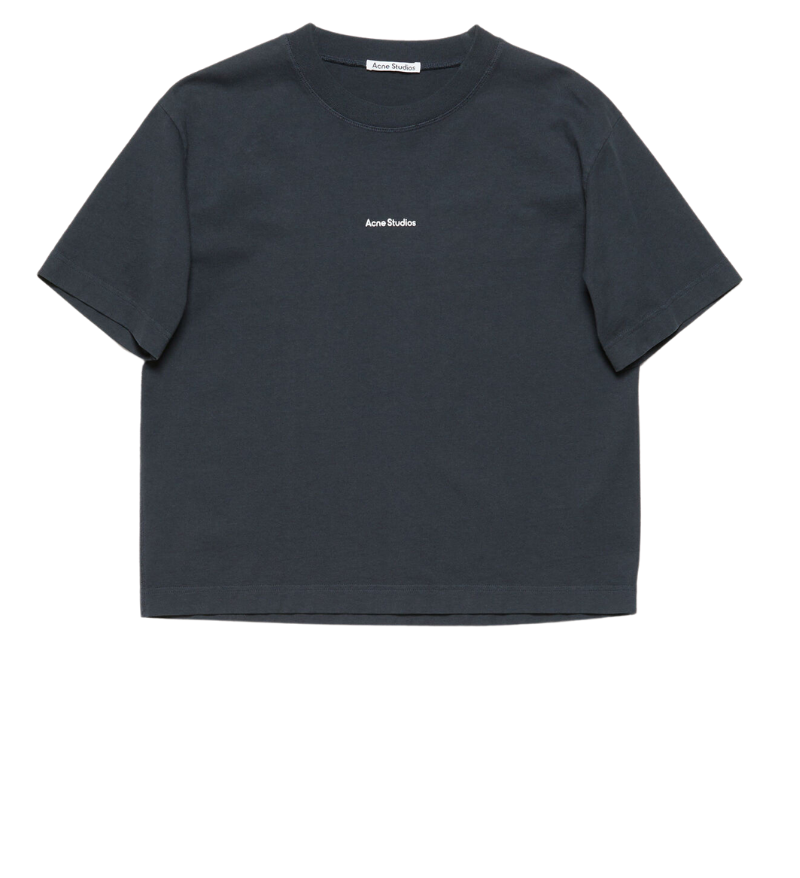 ACNE LOGO BLACK T-SHIRT