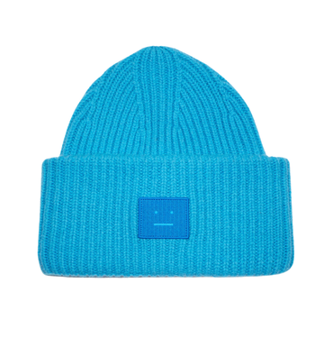 FACE BEANIE BLUE