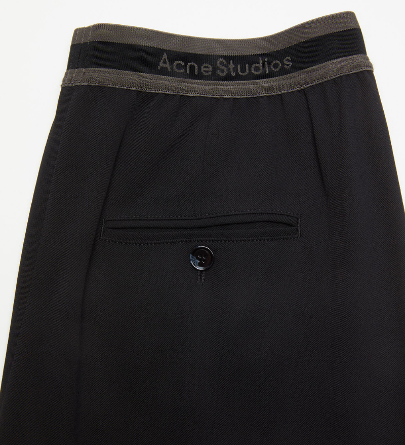 ACNE LOGO TAPE TROUSERS