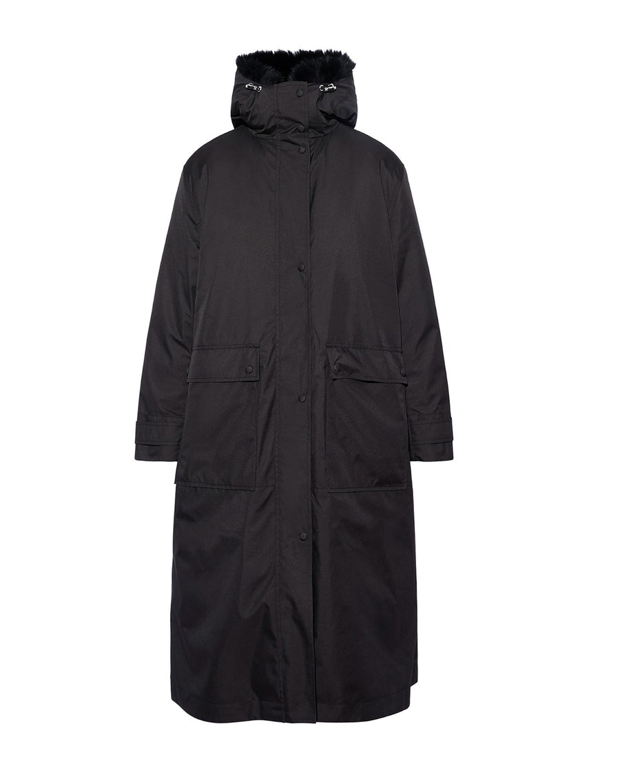 Long Parka with Hood – Modern & Warm