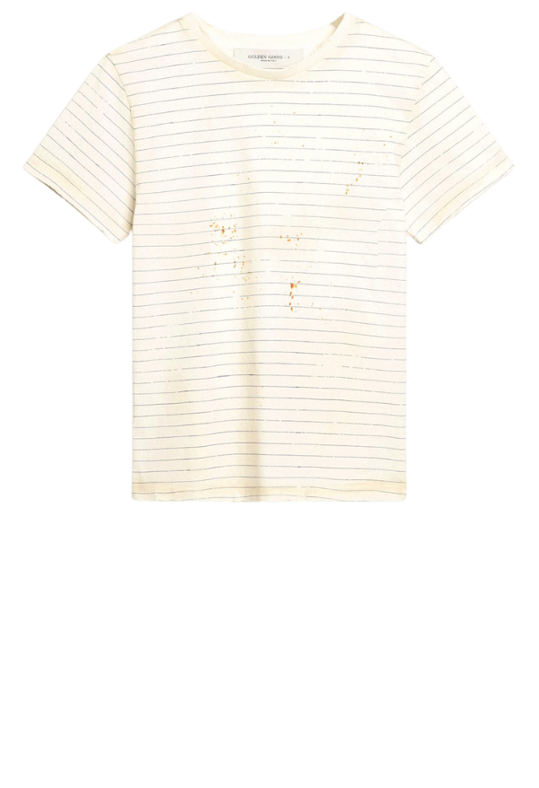 Distressed Cotton T-shirt