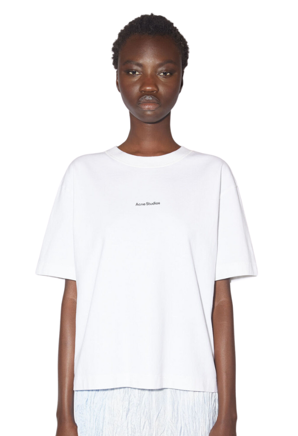 Optic White Tshirt with Logo