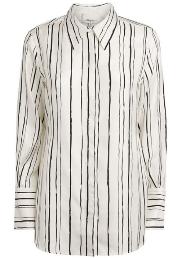 Painted Striped Blouse